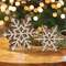Layered Chunky Snowflake Sitters, 2/Set 37943;
