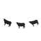 Cows Mini Wooden Garland