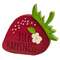 Pick Happiness Wooden Strawberry Sitter