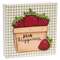 Pick Happiness Strawberries Layered Box Sign