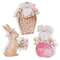 Bunny Basket Chunky Wooden Sitter - 3 Asstd.