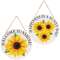 Sunny Day Round Sunflower Sign - 2 Asstd.
