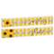 Sunflower Gingham Mini Stick - 2 Asstd.