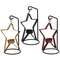 Whimsical Tealight Star Stand, 3 Asstd. #46212