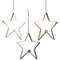Star 4" Taper Holder - Stoneware Colors - 3 asst - 46353;