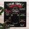 Dear Santa Metal Chalkboard Sign 65358;