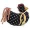 Stuffed Mini Polka Dotted Black Chicken Sitter