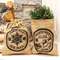 North Pole Air Mail Burlap Bag, 2 Asstd. HAC2425;