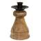 Natural Wood & Metal Cone Spindle Taper Holder - 6.25"