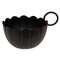 Black Metal Lotus Bowl Taper Holder