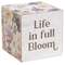 Life in Full Bloom Vintage Flowers Cube