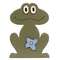 Rustic Wood Smiling Flower Frog Sitter 38280;