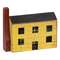 Primitive Yellow Wood House Block