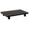 Distressed Black Wooden Rectangle Riser