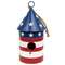Distressed Metal Americana Firecracker Birdhouse