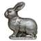 Silver Bunny Sitter ADC5519;