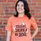 Treat Drink & Be Scary T-Shirt - Heather Orange L165;
