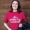 Naughty List Legend T-Shirt - Cardinal Red L179;
