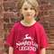 Naughty List Legend Youth T-Shirt - Cardinal Red L179Y;