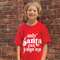 Only Santa Can Judge Me Youth T-Shirt - Red L180Y;