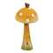 Wooden Hand Painted Mushroom Sitter with Snail 6.5"H