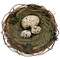 Speckled Egg Trio In Nest SHN5484;