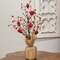 Red Glitter Heart & Berries Tree w/Burlap Base - 17"H 18448;