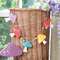 Spring Floral Wooden Mushroom Garland 38252;
