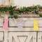 Glittered Wooden Easter Egg & Bunny Garland 38404;