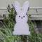 Lavender Bunny Accent/Planter Stake 38405;