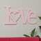 Love Glittered Heart Wall Hanger 38411;