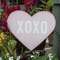 XOXO Pink Heart Accent/Planter Stake 38414;