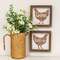 Welcome Queen Floral Chicken Framed Sign, 2 Asstd. 38443;