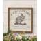P. Cottontail Easter Egg Farm Slat Look Framed Sign 38520;