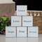 Inspirational Faith Word White Wooden Square Block - 6 Asstd. 38533;