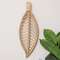 Natural Wood Laurel Leaf Wall Hanger, 17" 60507;