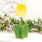 Yellow Wooden Dimensional Tulip Sitter 91174;