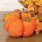 Stuffed Waffle Weave Orange Pumpkin w/Stick Stem, Medium CS38989;