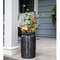 Black Willow Milk Can Basket HAC2453;