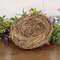 Natural Straw Bird Nest, 5" ;