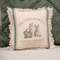 The Carrot Patch Slate Feed Sack Stripe Pillow, 10" 19296;