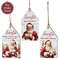 Vintage Santa Believe Wooden Tag - 3 Asstd.