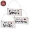 Warm Hearts Wooden Ornament - 3 Asstd.