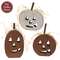 Primitive Distressed Wood Cutout Jack O Lantern Sitter - 3 Asstd.