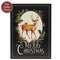 Merry Christmas Deer & Cardinal Box Sign
