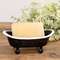 Black & White Iron Bathtub Soap Dish 70203;