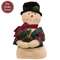 Stuffed Sherpa Woodland Plaid Snowman Doll - 19"H