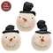 Stuffed Floppy Hat Snowman Head Sitter, 3 Asstd.