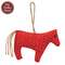 Stuffed Country Flower Horse Ornament