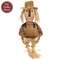 Burlap & Orange Plaid Stuffed Scarecrow